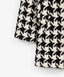 Palton cu model "pie-de-poule", alb-negru pentru fete, Gulliver