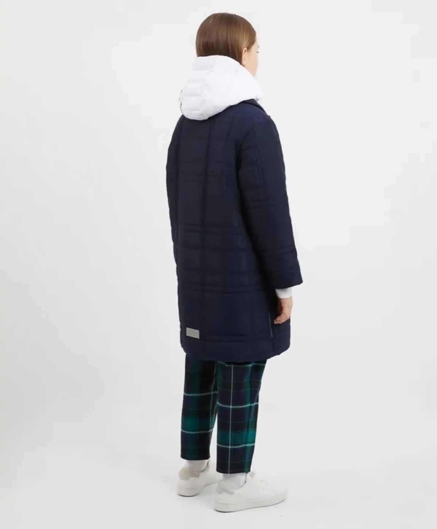 Palton pentru sezonul intermediar din material rezistent la apă cu guler detașabil, albastru, pentru fete, Gulliver