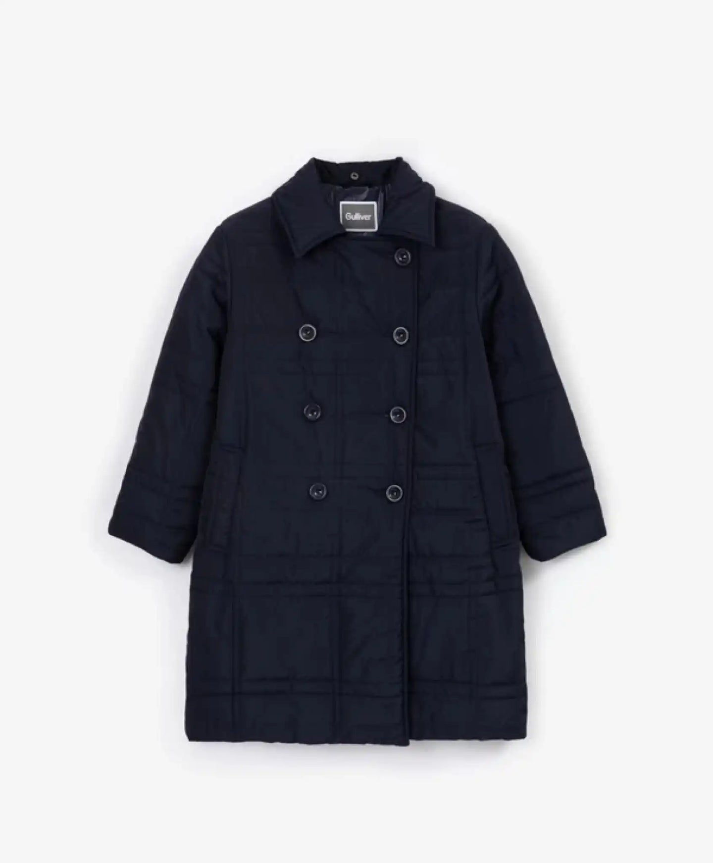 Palton pentru sezonul intermediar din material rezistent la apă cu guler detașabil, albastru, pentru fete, Gulliver
