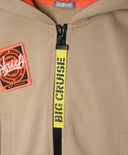 Бежов суитшърт с качулка Gulliver