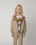 Бежов суитшърт с качулка Gulliver