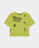 Салатова тениска с принт Gulliver