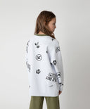 Бял суитшърт с принт Gulliver