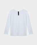 Бяла блуза с дълъг ръкав и принт Gulliver