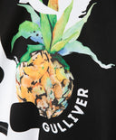 Бяла тениска с принт Gulliver