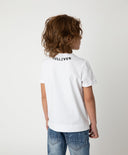 Бяла тениска с принт Gulliver