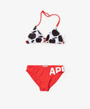 Бански костюм от две части в стил колорблок Gulliver