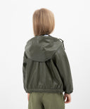 Ветровка от еко кожа с големи джобове в цвят хаки Gulliver