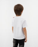 Базова бяла тениска с принт Gulliver