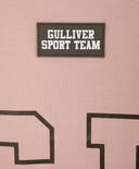 Тениска с удължен гръб и шрифтов принт Gulliver