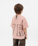 Тениска с удължен гръб и шрифтов принт Gulliver