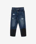 Сини дънки силует regular с ефект „измиване“ от Gulliver