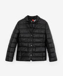 Яке-сако с вата от еко кожа с флорален принт Gulliver