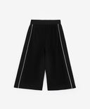 Панталон силует палацо с контрастни лампаси черен Gulliver