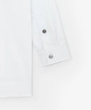 Cămașă largă cu umăr căzut și detalii prelungite pe spate, albă, Gulliver