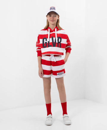 Pantaloni scurți cu dungi late Gulliver