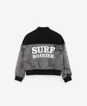 Суитшърт с цип от мек футер и тънък полупрозрачен шушляк сив Gulliver