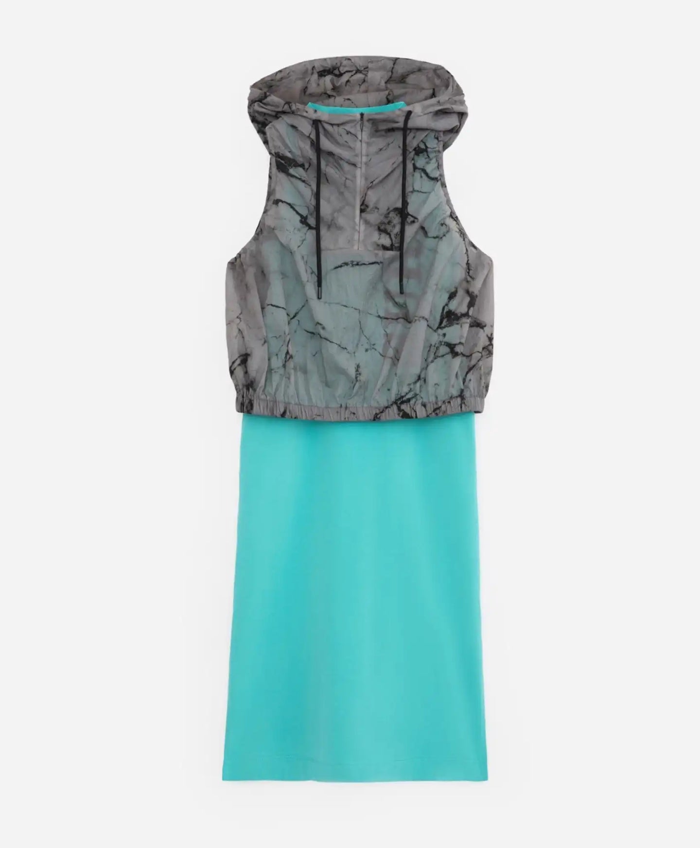 Set din sărafan tricotat și vestă din materiale subțiri de ploaie de la Gulliver