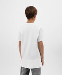 Бяла тениска с голямо графично изображение Gulliver