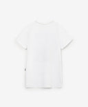 Бяла тениска с голямо графично изображение Gulliver