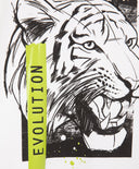 Бяла тениска с голямо графично изображение Gulliver