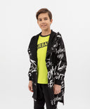 Удължен суитшърт с предно закопчаване Gulliver