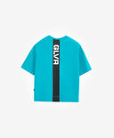 Ярка тюркоазена тениска с къс ръкав Gulliver