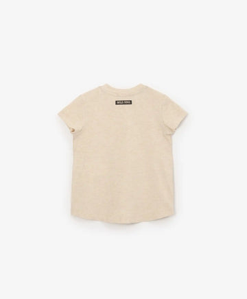 Tricou cu dungi și imprimeu, bej, Gulliver