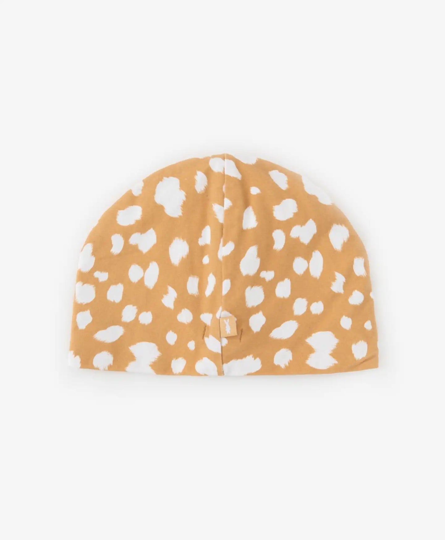 Căciulă cu imprimeu animalic bej