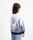 Hanorac oversized alb, Gulliver