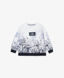 Hanorac oversized alb, Gulliver