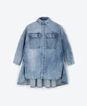 Rochie tip cămașă din denim - albastră, Gulliver