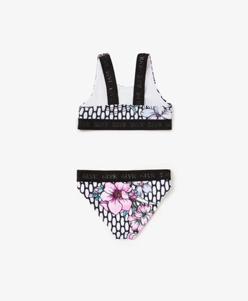 Costum de baie separat cu imprimeu floral, Gulliver