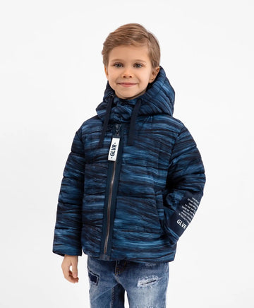 Jachetă căptușită de tranziție albastră de la Gulliver