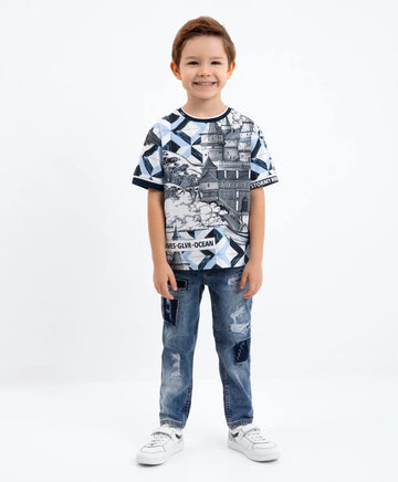 Blugi slim – albaștri, Gulliver