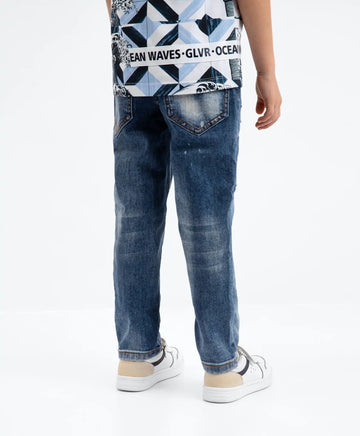 Blugi slim – albaștri, Gulliver