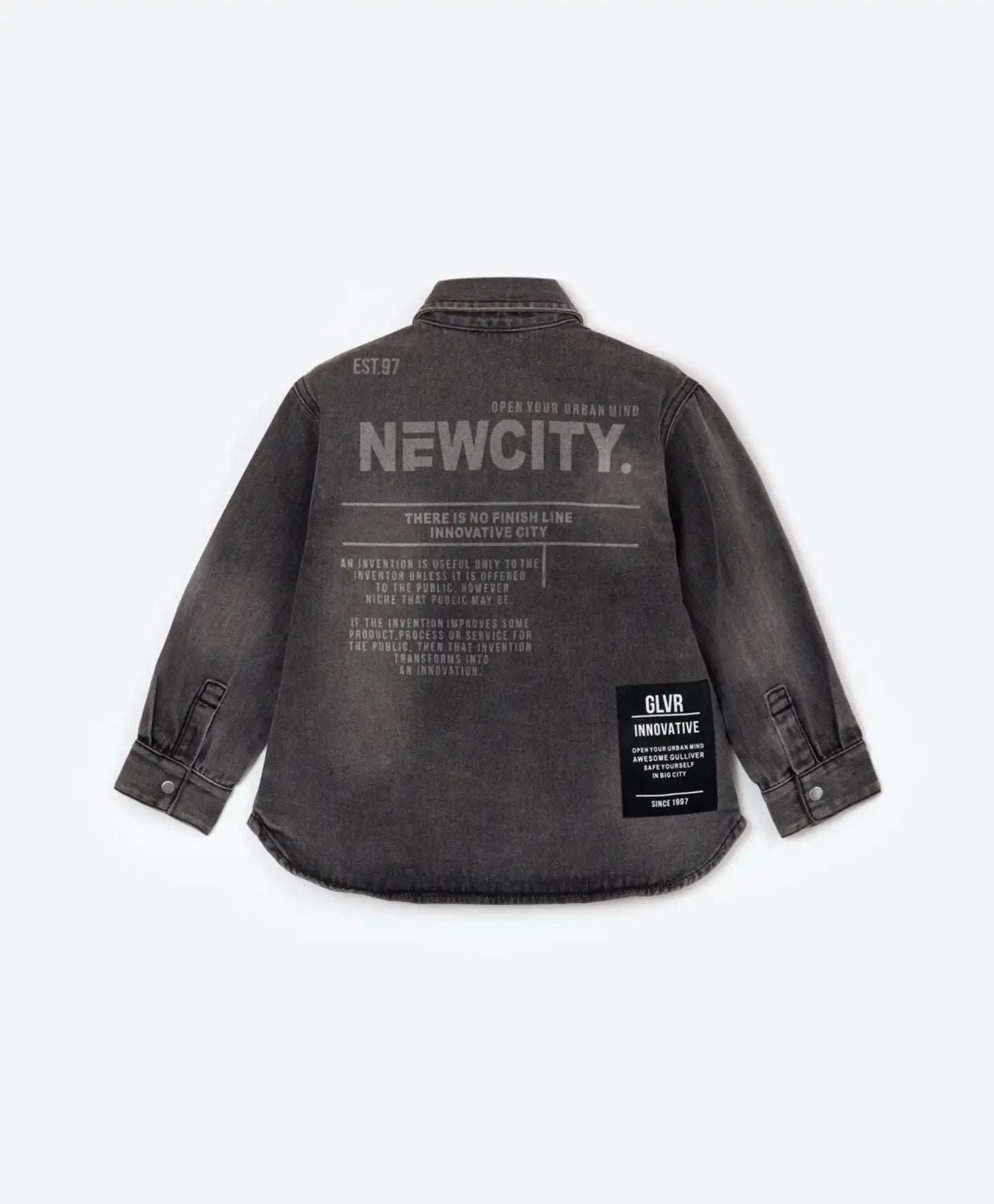 Cămașă din denim - gri, Gulliver