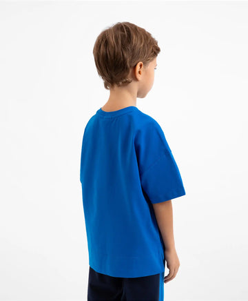 Tricou cu mânecă scurtă, albastru, Gulliver