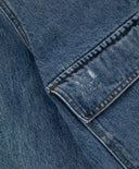 Jachetă din denim cu glugă – albastră, Gulliver