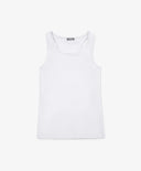 Трикотажен бял за МОМИЧЕ основен изглед