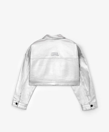 Jachetă din denim – argintie, Gulliver