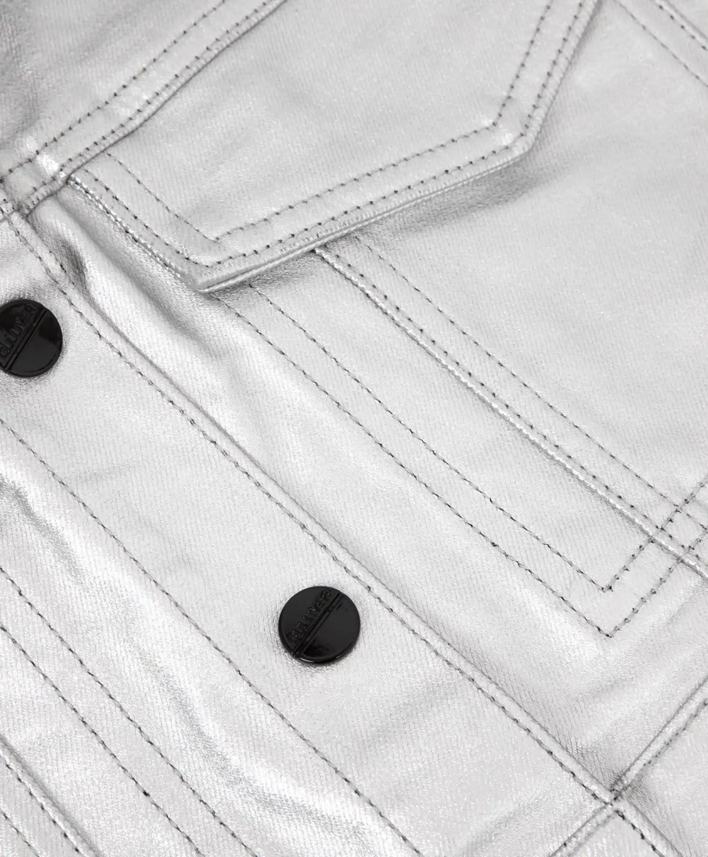 Jachetă din denim – argintie, Gulliver