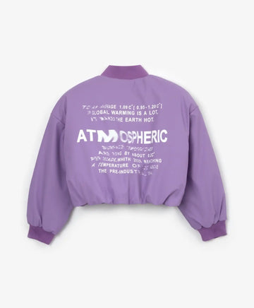 Jachetă de tranziție lila oversize de la Gulliver