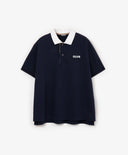 Поло от пике - синьо за МОМЧЕ основен изглед