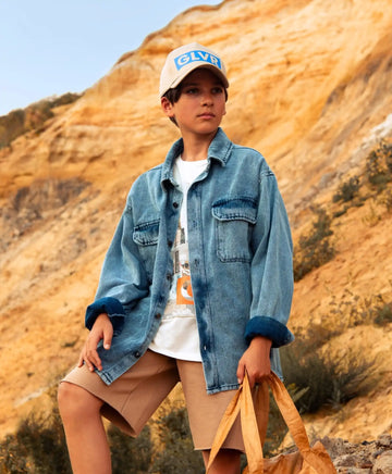 Jachetă din denim gri, Gulliver