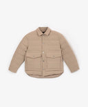 Jachetă de tranziție mată bej din pelerină de la Gulliver