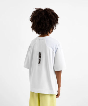 Tricou cu mânecă scurtă și imprimeu mare, alb, Gulliver