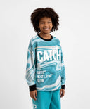 Овърсайз тюркоазен за МОМЧЕ основен изглед