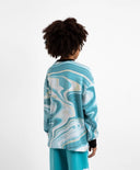 Hanorac oversized turcoaz, Gulliver