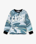 Hanorac oversized turcoaz, Gulliver